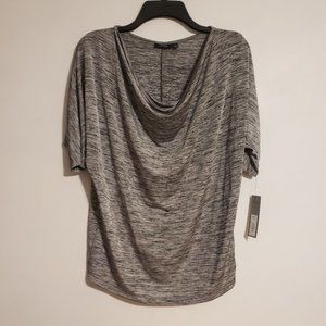 NWT Medium Apt 9 Short Sleeve Blouse w/Cowl Neck